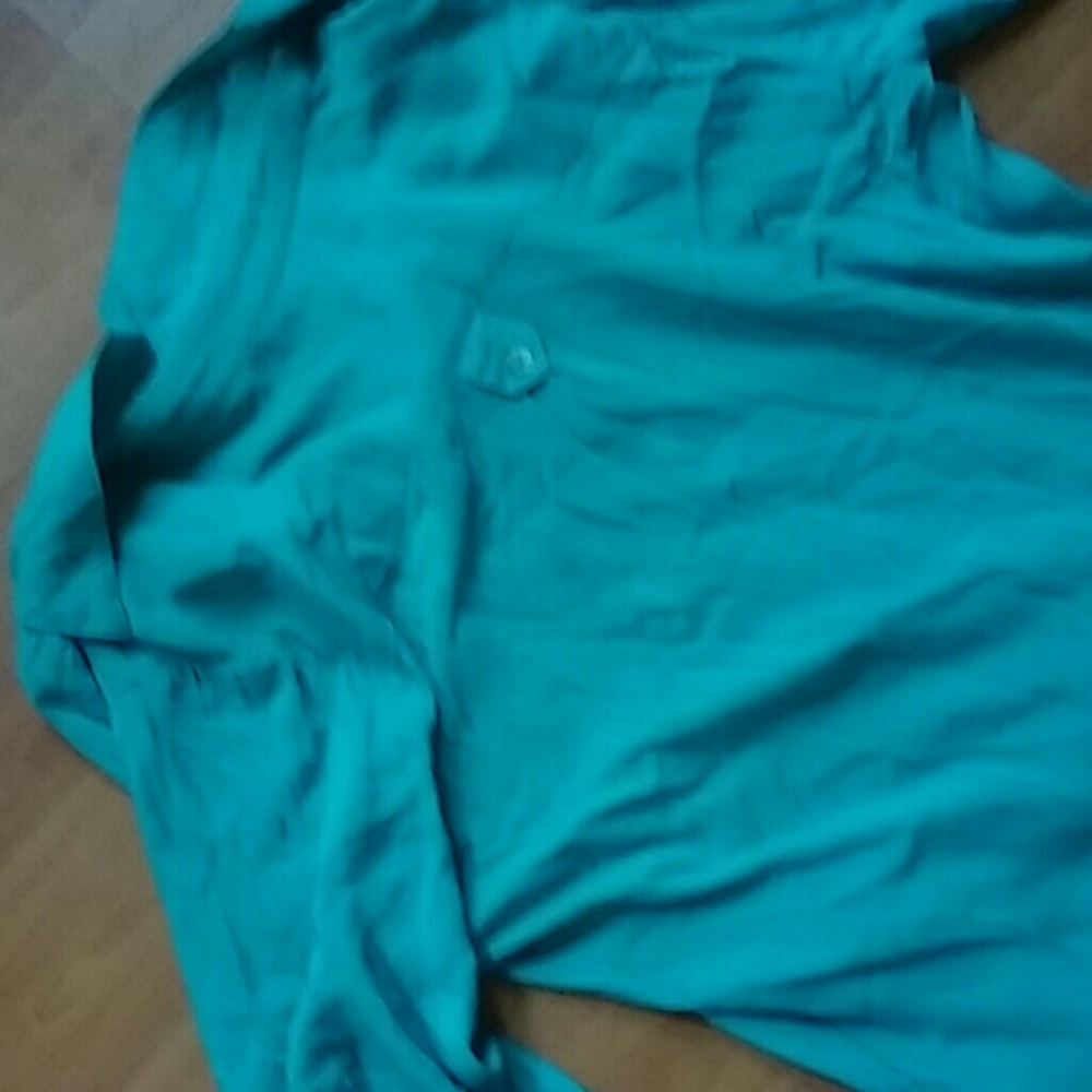 Blouse  Turquoise - Picture 2 of 3